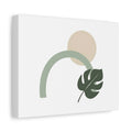 Minimalist Boho Monstera Arch Canvas Wall Art