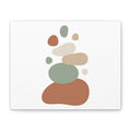 Minimalist Earth-Tone Organic Shapes Canvas Wall Art